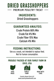 PREMIUM DRIED GRASSHOPPERS - TREATS